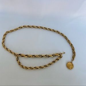SOLD- Chanel double strand chain belt